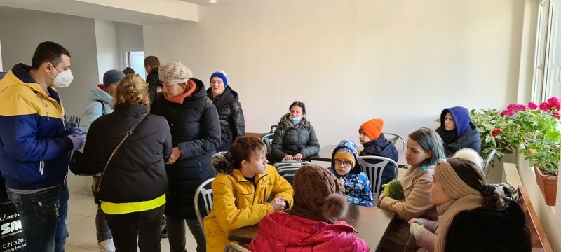 Refugiați Ucraina, găzduiți temporar în Buftea