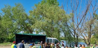 Campanie națională ”Curățăm România”, acțiune de ecologizare pe malul prâului Mangu, Chitila